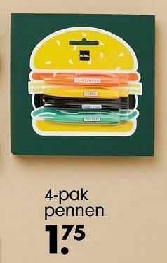 4-pak pennen