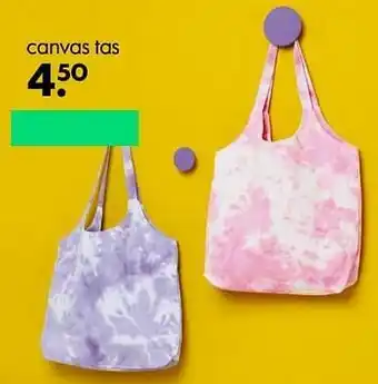 HEMA Canvas tas aanbieding