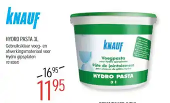 HandyHome Knauf Hydro Pasta 3L aanbieding