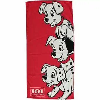 Zeeman 101 Dalmatiërs Microvezel handdoek aanbieding