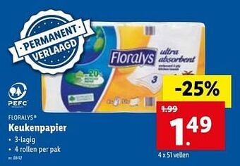 Lidl Keukenpapier aanbieding