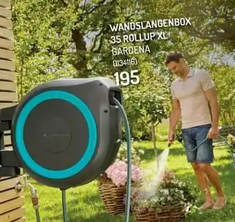 Oh Green Wandslangenbox 35 rollup xl gardena aanbieding