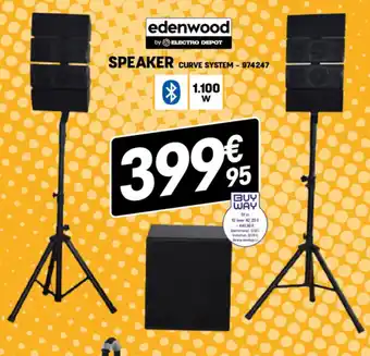 Electro Depot Edenwood speaker curve system-974247 aanbieding