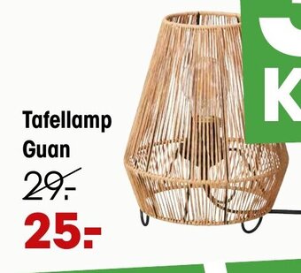 Tafellamp guan