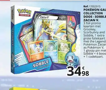 Pokemon Collection Doos Sobble Zacian V.
