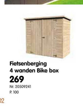 Fietsenberging 4 Wanden Bike Box