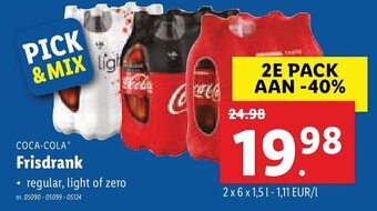 Lidl Coca-Cola Frisdrank aanbieding