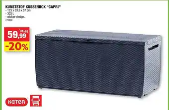 Hubo Keter Kunststof Kussenbox aanbieding