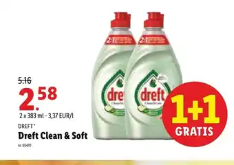 Lidl Dreft Clean & Soft aanbieding