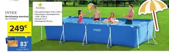 Carrefour Intex rechthoekig zwembad ref. 6772062 aanbieding