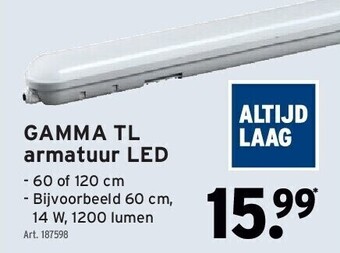 GAMMA Gamma tl armatuur led aanbieding
