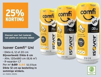 GAMMA Isover comfi® uni aanbieding