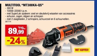 Hubo Multitool “mt300ka-qs” aanbieding