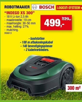 Hubo Robotmaaier “indego xs 300” aanbieding