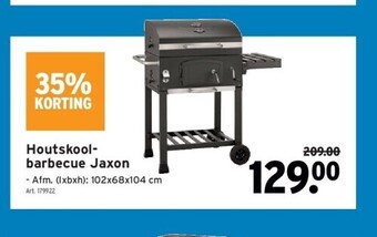 GAMMA Houtskoolbarbecue jaxon aanbieding