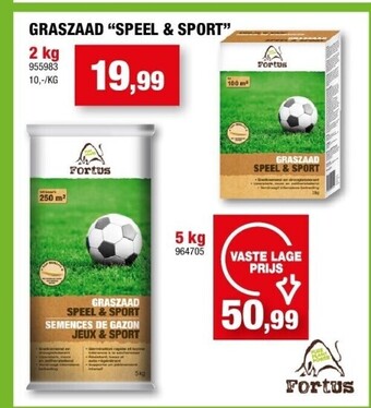 Hubo Graszaad “speel & sport” 2 kg aanbieding