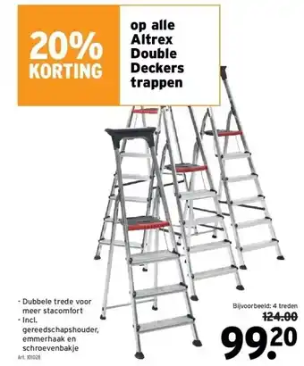 GAMMA Altrex double deckers trappen aanbieding