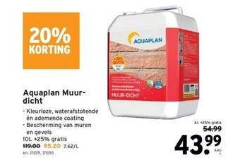 GAMMA Aquaplan muurdicht aanbieding