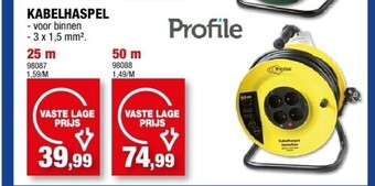 Hubo Kabelhaspel 25 m aanbieding