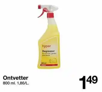 Zeeman Ontvetter aanbieding