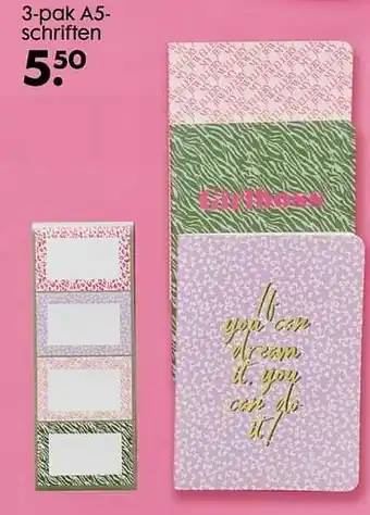 3-pak a5- schriften