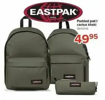 Euroshop Padded pak’r cactus khaki aanbieding