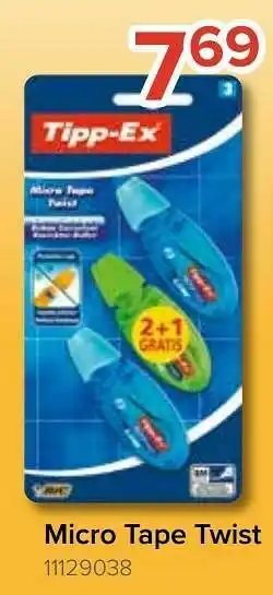 Euroshop Micro tape twist aanbieding