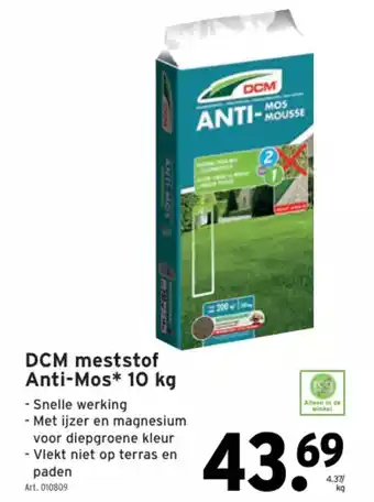 DCM meststof anti-mos 10 kg, Art. 010809