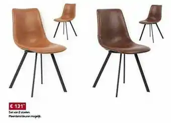 Set van 2 stoelen