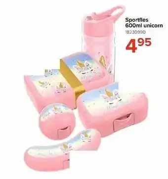 Euroshop Sportfles unicorn aanbieding