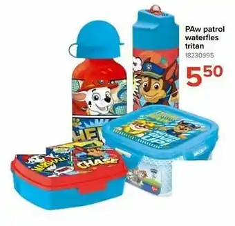 Euroshop Paw patrol waterfles tritan aanbieding