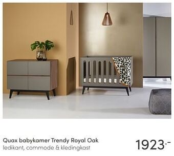 Baby & Tiener Quax babykamer trendy royal oak aanbieding