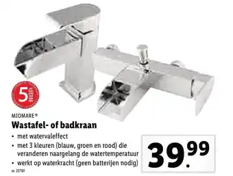 Lidl Miomare Wastafel-of badkraan aanbieding