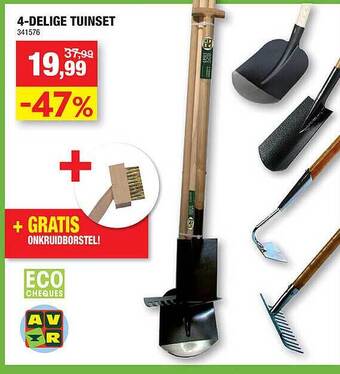 Hubo 4-delige Tuinset aanbieding