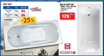 Hubo Allibert Bad aanbieding