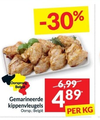 Intermarché Gemarineerde kippenvleugels per kg aanbieding