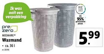 Lidl Wasmand aanbieding