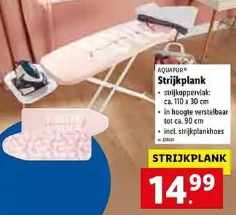 Lidl Strijkplank 30cm aanbieding