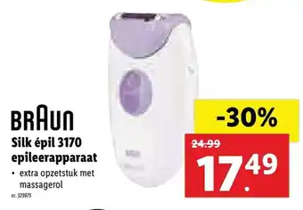 Braun Silk épil 3170 epileerapparaat