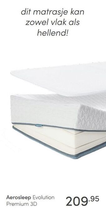 Baby & Tiener Aerosleep evolution premium 3d aanbieding
