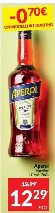 Intermarché Aperol 70cl aanbieding