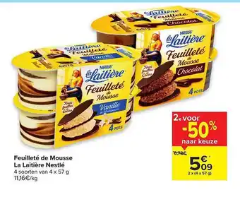 Feuillete De Mousse La Laitiere Nestle