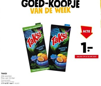 Jumbo Taksi aanbieding