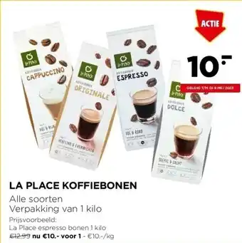 Jumbo La place koffiebonen aanbieding