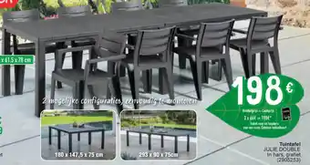 Cora Tuintafel julie double (2905253) aanbieding