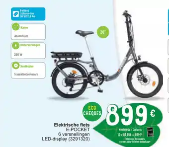 Cora Elektrische fiets E-pocket (3291320) aanbieding