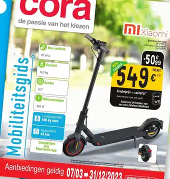 Cora Xiaomi elektrische step mi pro 2 (2646067) aanbieding