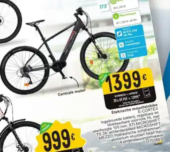 Cora Elektrische mountainbike E-cortex (2703883) aanbieding