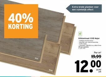GAMMA Kliklaminaat XXB Major aanbieding
