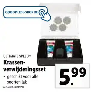 Lidl Ultimate Speed Krassen-verwijderingsset aanbieding